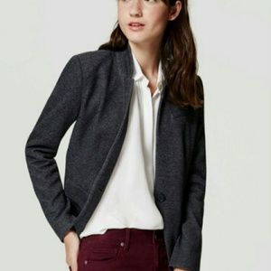 LOFT Notched Collar Knit Blazer